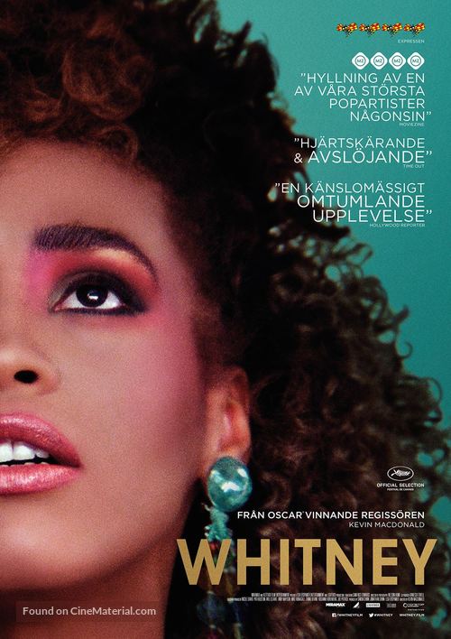 Whitney - Swedish Movie Poster