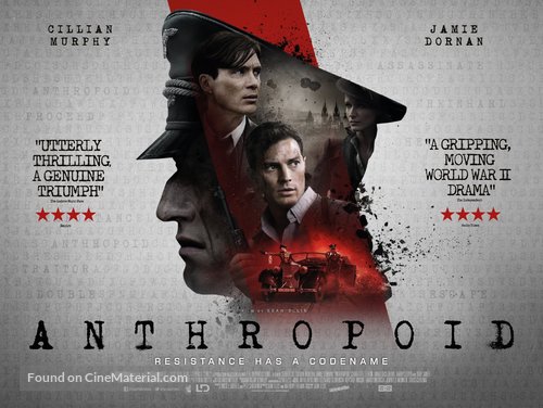 Anthropoid - British Movie Poster