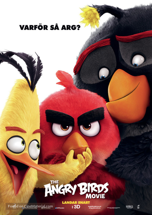 The Angry Birds Movie - Swedish Movie Poster