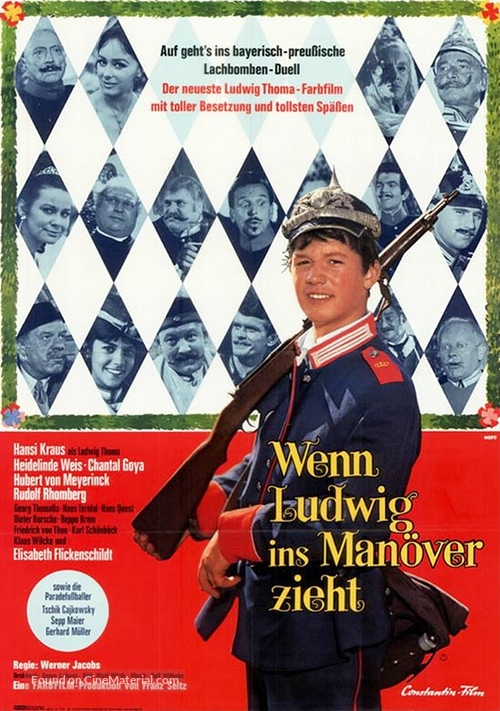 Wenn Ludwig ins Man&ouml;ver zieht - German Movie Poster