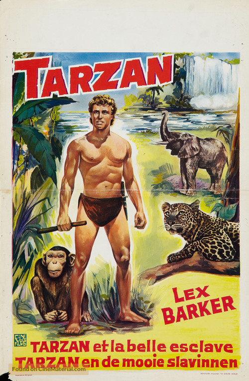 Tarzan and the Slave Girl - Belgian Movie Poster
