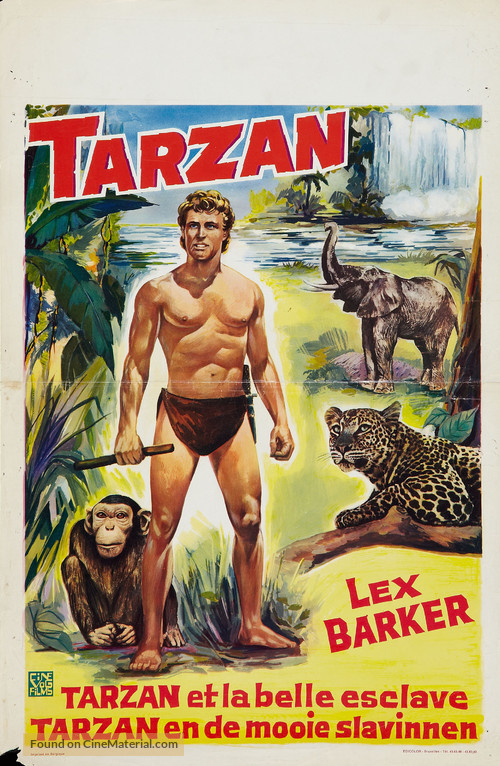 Tarzan and the Slave Girl - Belgian Movie Poster
