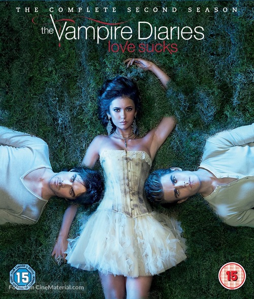 &quot;The Vampire Diaries&quot; - British Blu-Ray movie cover