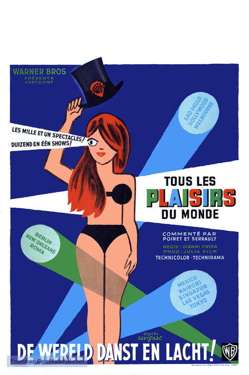 Mondo di notte numero 2, Il - Belgian Movie Poster