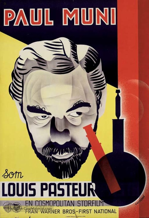 The Story of Louis Pasteur - Swedish Movie Poster
