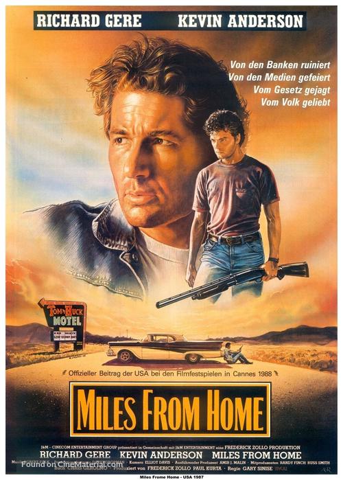 Miles from Home - German Movie Poster