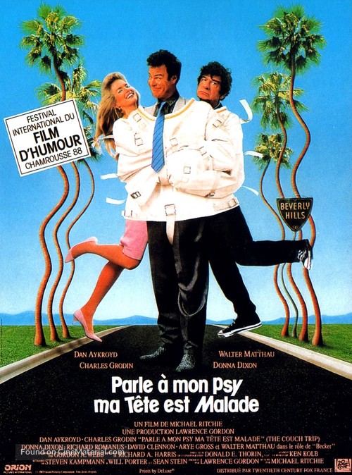The Couch Trip - French Movie Poster