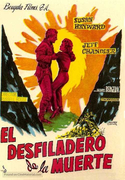 Thunder in the Sun - Spanish Movie Poster