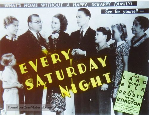 Every Saturday Night - Movie Poster