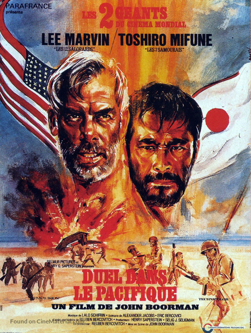 Hell in the Pacific - French Movie Poster