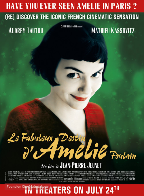 Le fabuleux destin d&#039;Am&eacute;lie Poulain - French Movie Poster