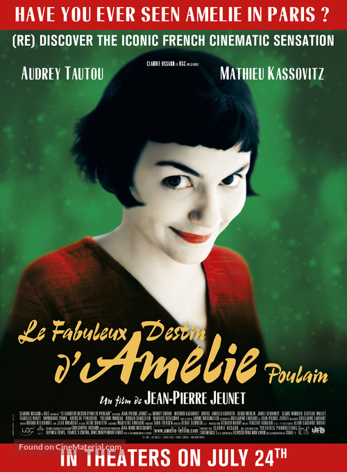 Le fabuleux destin d&#039;Am&eacute;lie Poulain - International Movie Poster