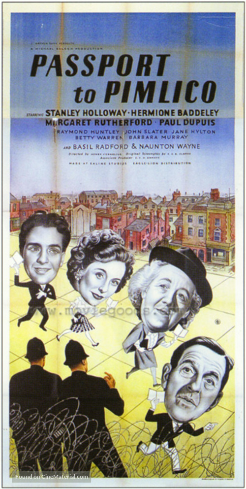 Passport to Pimlico - British Movie Poster