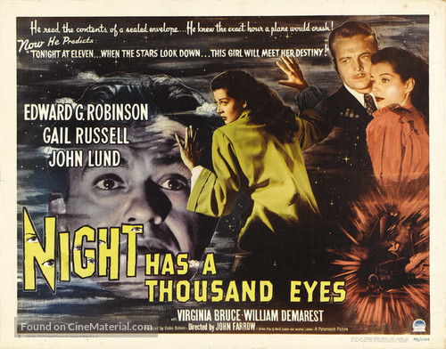 Night Has a Thousand Eyes - Movie Poster