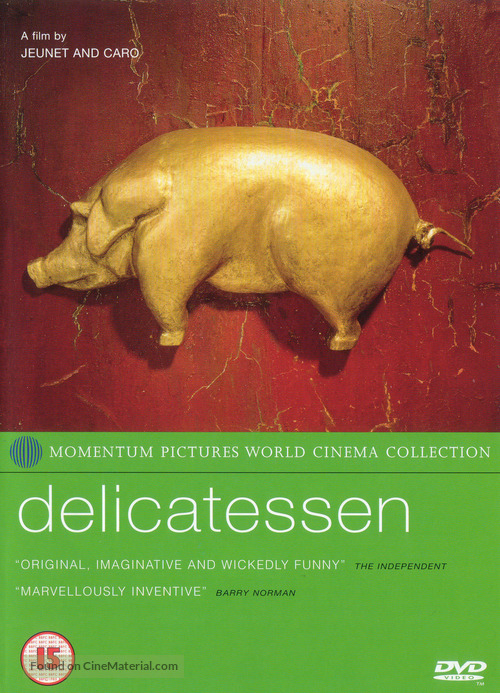 Delicatessen - British DVD movie cover