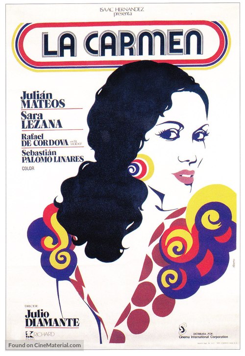 La Carmen - Spanish Movie Poster