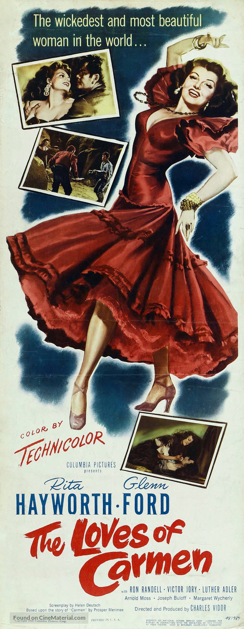 The Loves of Carmen - Movie Poster