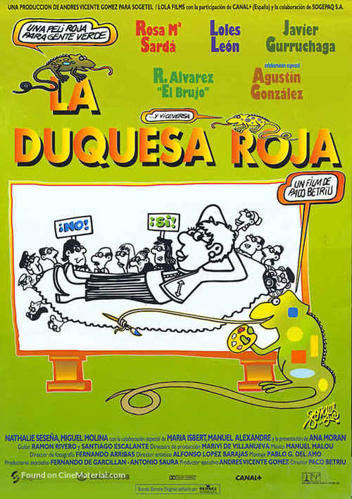Duquesa roja, La - Spanish Movie Poster