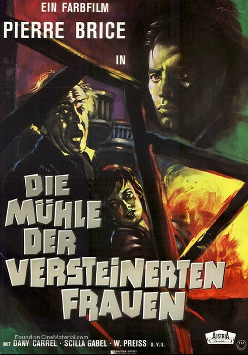 Il mulino delle donne di pietra - German Movie Poster