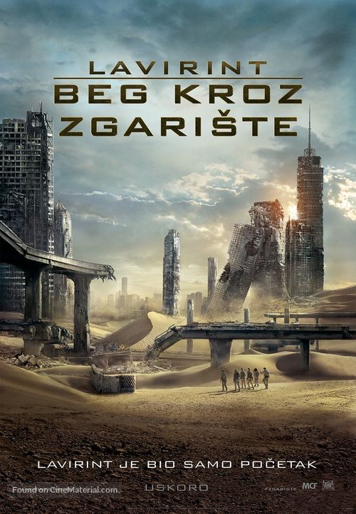 Maze Runner: The Scorch Trials - Serbian Movie Poster