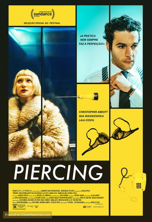 Piercing - Portuguese Movie Poster