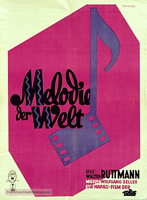 Melodie der Welt - German Movie Poster