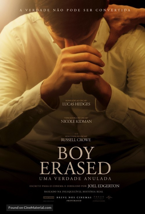 Boy Erased - Brazilian Movie Poster