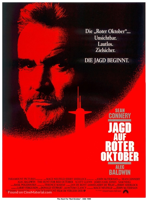 The Hunt for Red October - German Movie Poster