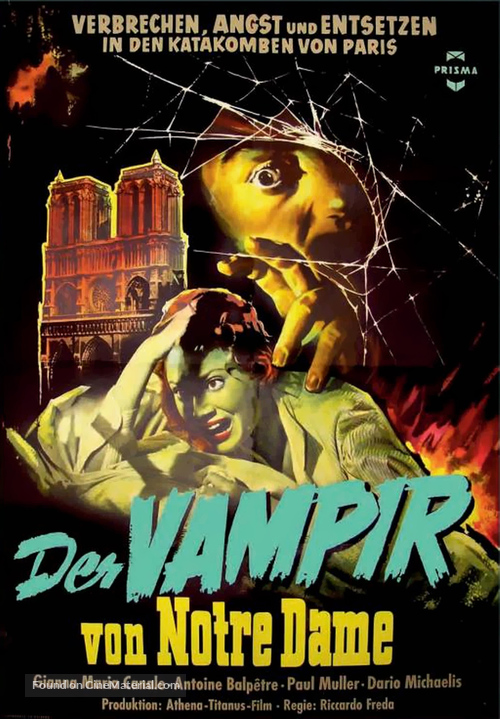 I vampiri - German Movie Poster