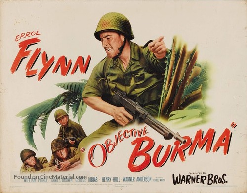 Objective, Burma! - Theatrical movie poster