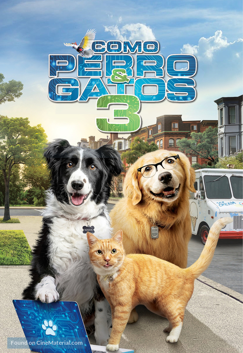 Cats &amp; Dogs 3: Paws Unite - Argentinian Movie Cover