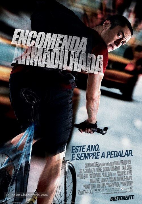 Premium Rush - Portuguese Movie Poster