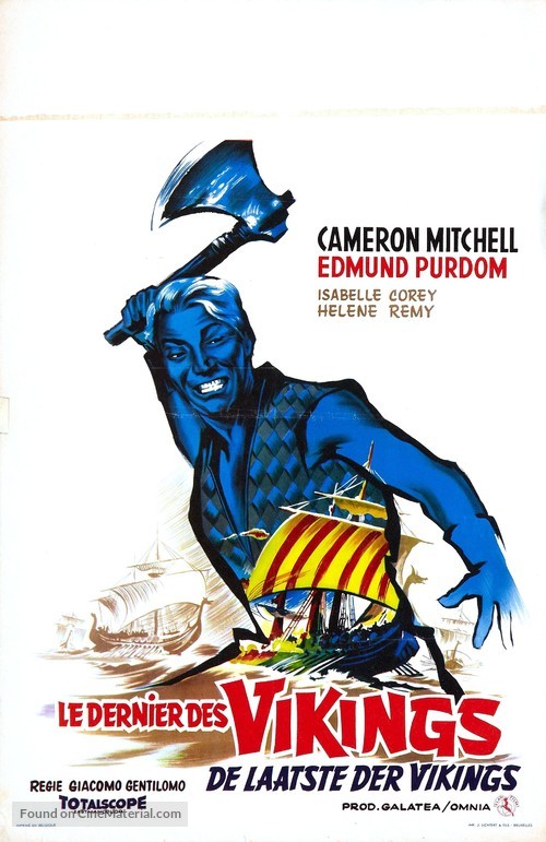 Ultimo dei Vikinghi, L&#039; - Belgian Movie Poster