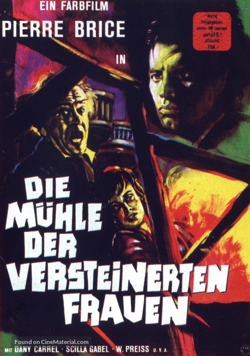 Il mulino delle donne di pietra - German DVD movie cover