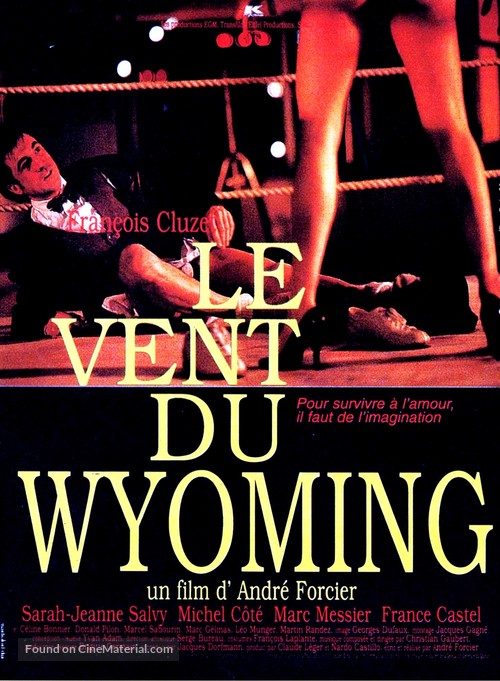 Le vent du Wyoming - French Movie Poster