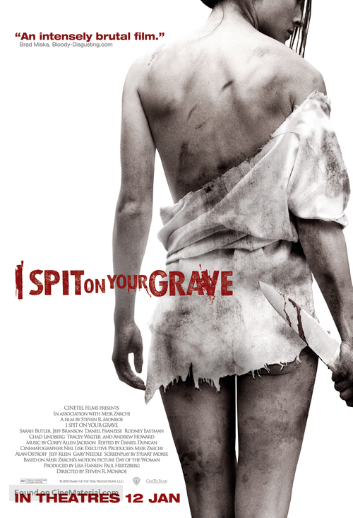 I Spit on Your Grave - Singaporean Movie Poster