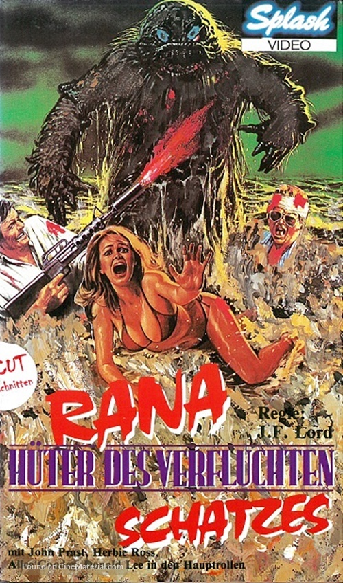 Rana: The Legend of Shadow Lake - German VHS movie cover