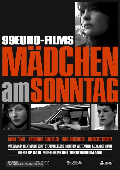 M&auml;dchen am Sonntag - German poster