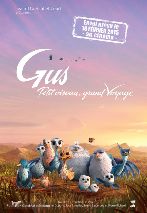 Gus - Petit oiseau, grand voyage - French Movie Poster