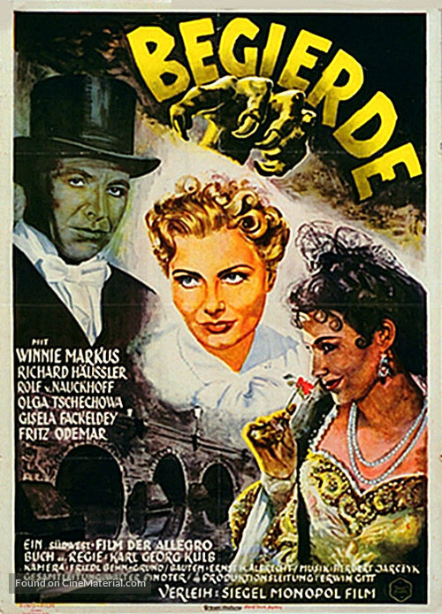 Begierde - German Movie Poster