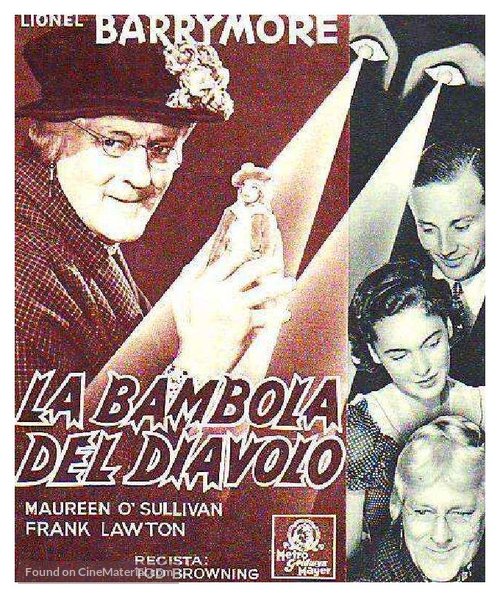 The Devil-Doll - Italian Movie Poster