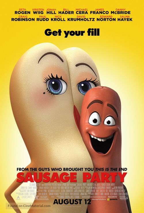 Sausage Party - Theatrical movie poster