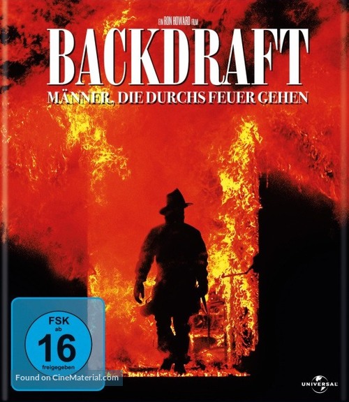 Backdraft - German Blu-Ray movie cover