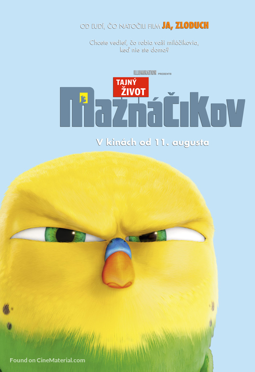 The Secret Life of Pets - Slovak Movie Poster