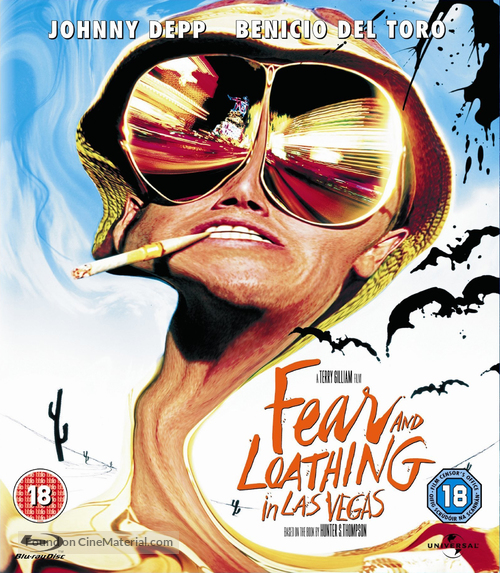 Fear And Loathing In Las Vegas - British Blu-Ray movie cover