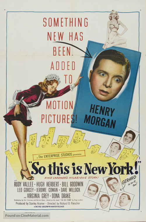 So This Is New York - Movie Poster