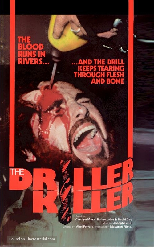 The Driller Killer - German DVD movie cover