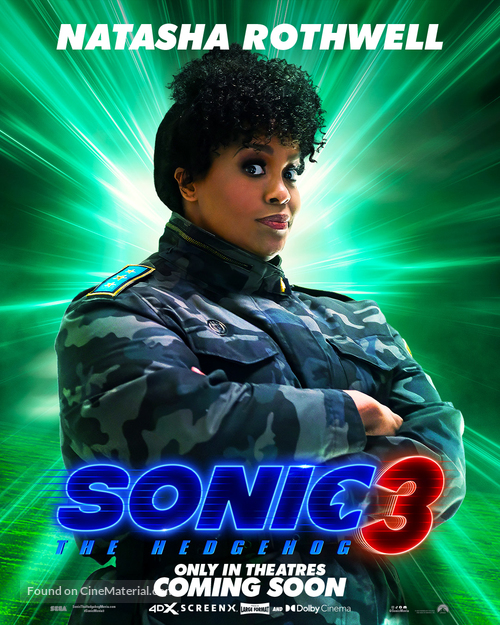 Sonic the Hedgehog 3 - Canadian Movie Poster