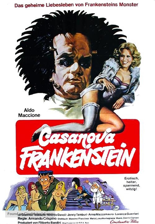 Frankenstein all&#039;italiana - German Movie Poster
