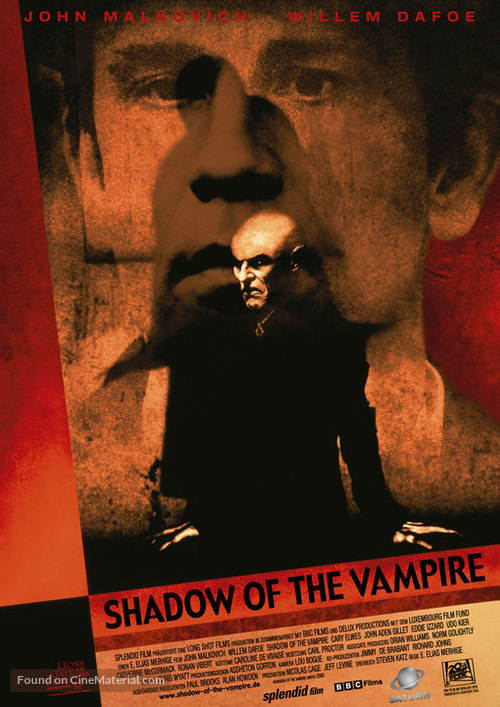 Shadow of the Vampire - German Movie Poster